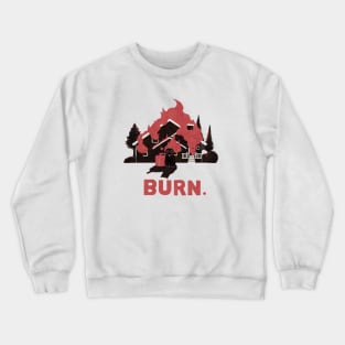 BURN CAT Crewneck Sweatshirt